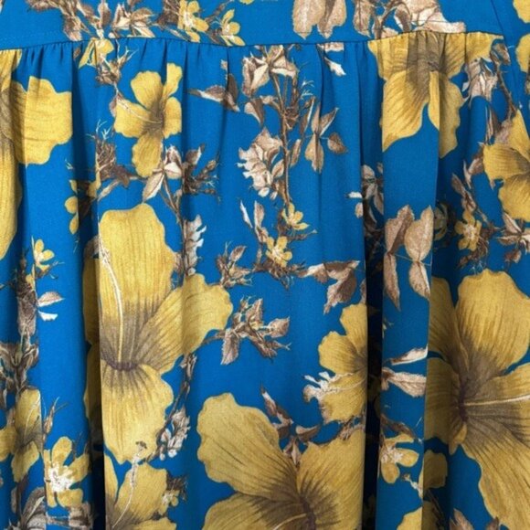 Happy X Nature Kate Hudson Luna Floral Swing Dress Pockets - Picture 7 of 9